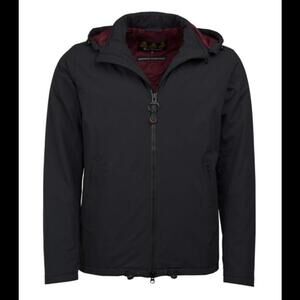 Barbour Whitburn Waterproof Jacket Lightweight Waterproof Black Small NWT